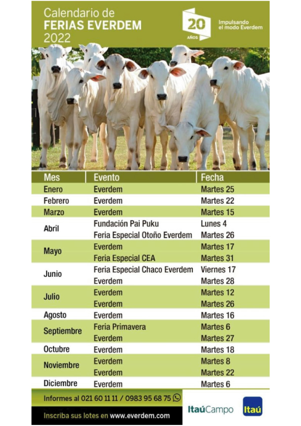 Calendario De Ferias 2022